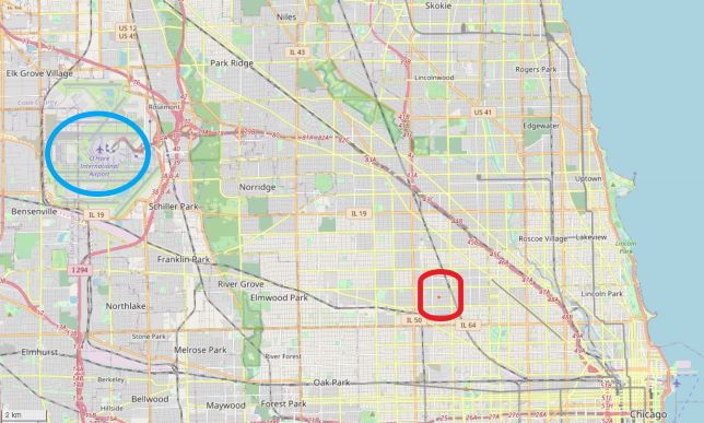 Chicago map