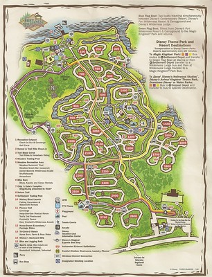 Disney's Fort Wilderness Resort and Campground Map
