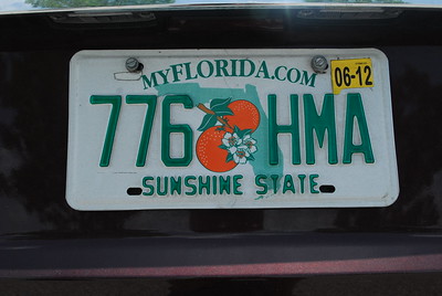 Florida license plate