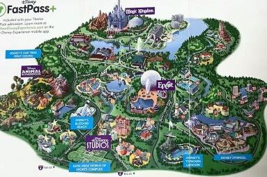 ウォルトディズニーワールドの地図