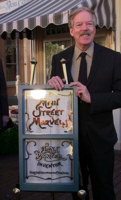 Tony Baxter Main Street USA window ceremony at Disneyland