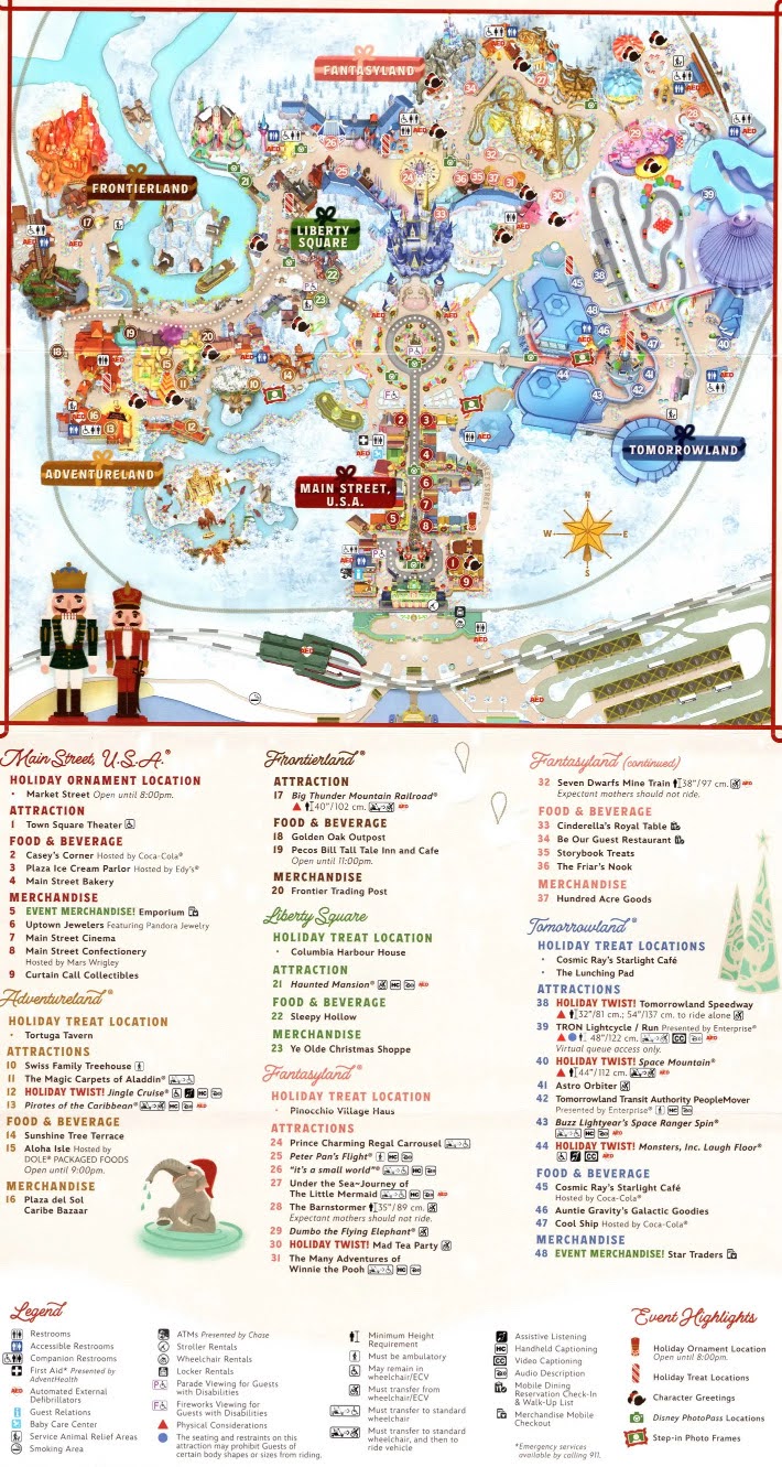 Mickey's Very Merry Christmas Party 2023　パンフレット
